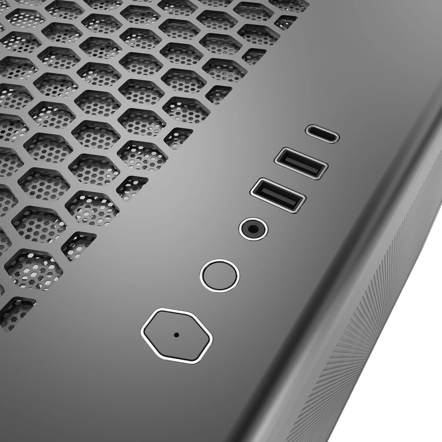 Cooler Master Elite 600 Panoramic Gaming Case, Full Curved Tempered Glass, 7 ARGB Fans, 360mm Radiator Support, Black | E600-KGNN-S02 thumbnail 5