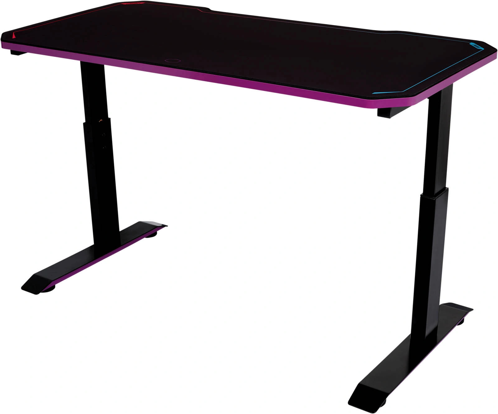 Cooler Master GD120 Gaming Desk, 120cm x 60cm, Adjustable Height, Black & Purple | CMI-GD120-PRV1 thumbnail 3