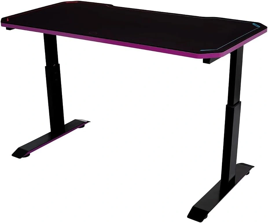 Cooler Master Cooler Master GD120 Gaming Desk, 120cm x 60cm, Black & Purple Theme, Full-Surface Mousepad, Cable Management Tray, Steel Frame | CMI-GD120-PRV1 - thumbnail 3