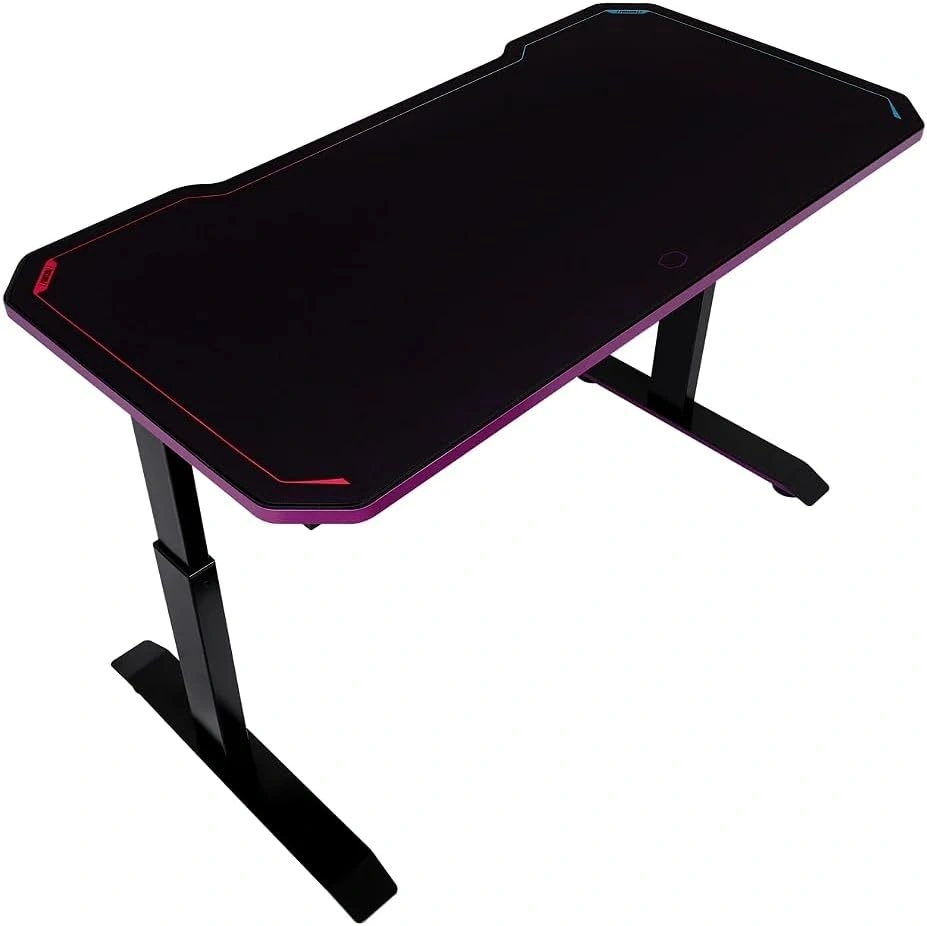 Cooler Master Cooler Master GD120 Gaming Desk, 120cm x 60cm, Black & Purple Theme, Full-Surface Mousepad, Cable Management Tray, Steel Frame | CMI-GD120-PRV1 - thumbnail 4