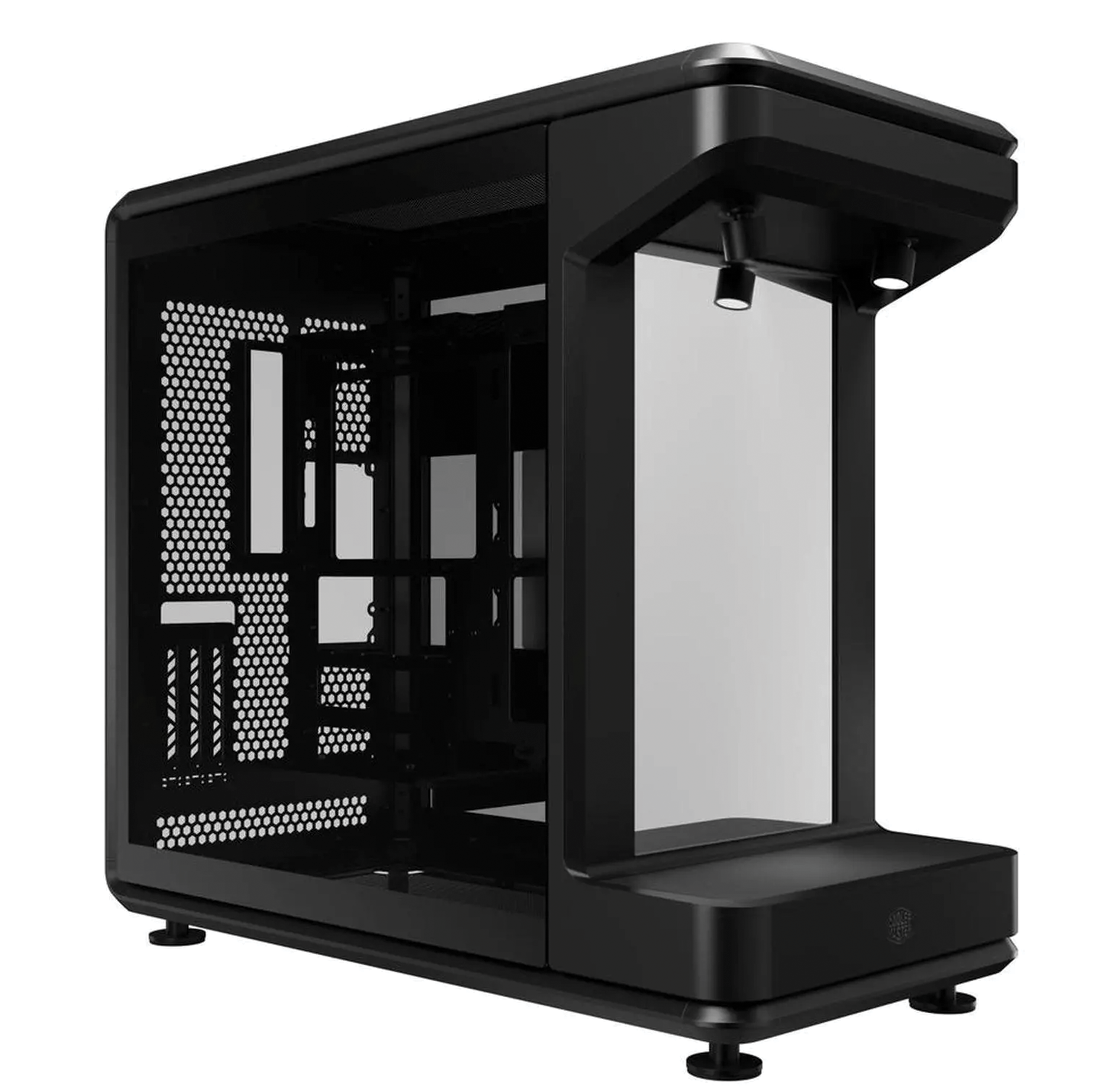 Cooler Master MasterFrame 360 Stage Mirror | ATX Gaming Case | Dual 360mm Radiator Support | Built-in Mirror & ARGB Spotlights | PCIe 5.0 Riser | MF360-KHNN-S01 – Buy Online