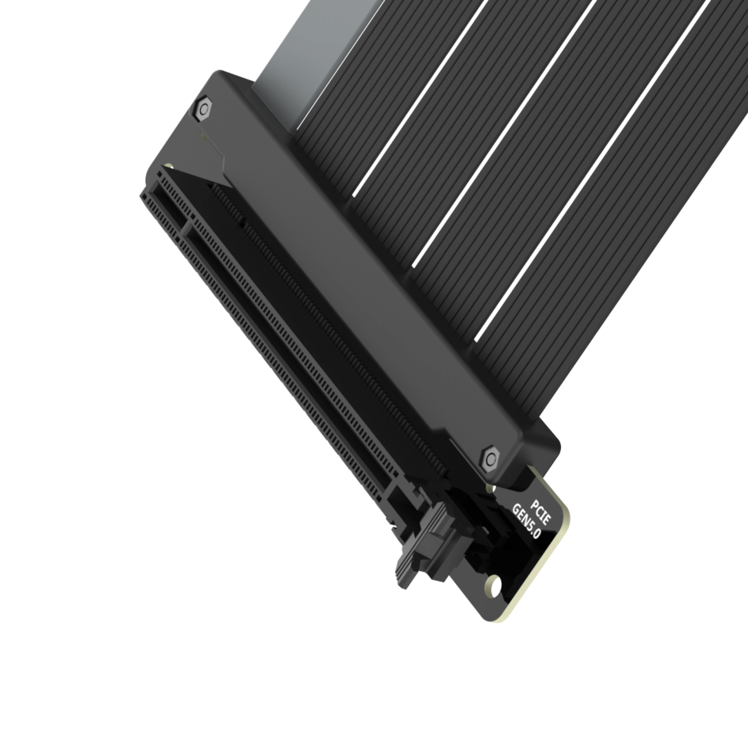 Cooler Master Cooler Master Riser Cable PCIe 5.0 x16, 200mm, Black, Ultra-Flexible, Heavy-Duty EMI Shielding, Gold-Plated Pins | MCA-U000C-KPCI50-200 - thumbnail 3