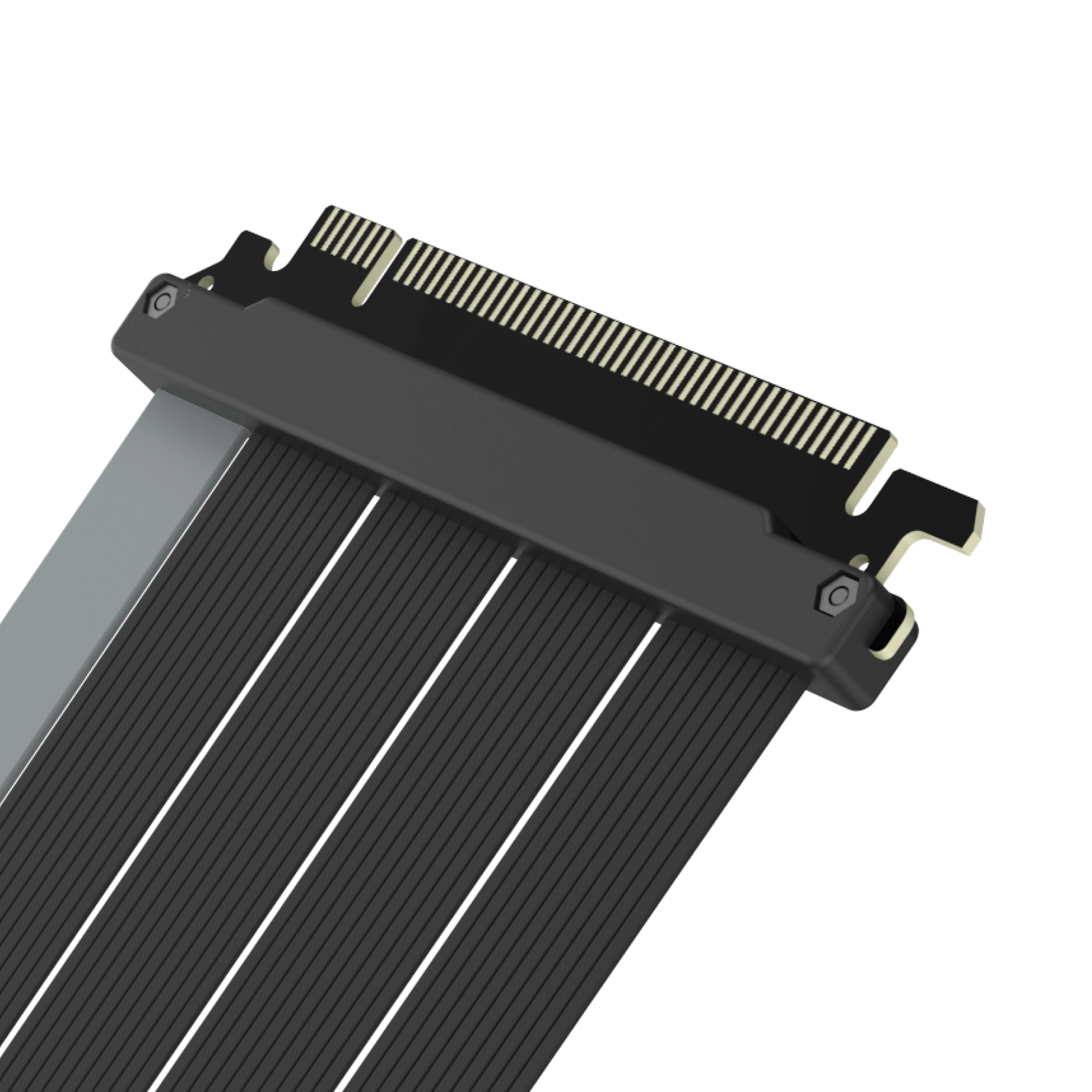 Cooler Master Cooler Master Riser Cable PCIe 5.0 x16, 200mm, Black, Ultra-Flexible, Heavy-Duty EMI Shielding, Gold-Plated Pins | MCA-U000C-KPCI50-200 - thumbnail 2