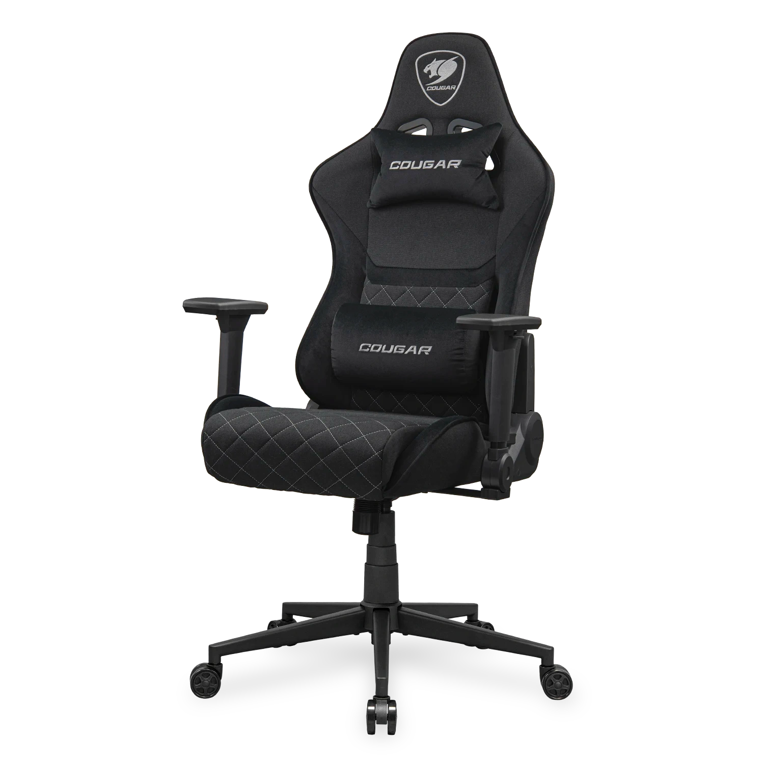 Cougar Armor One V2 Black F Gaming Chair, Full Steel Frame, High-Density Foam, 180° Reclining, 2D Adjustable Armrests | CGR-A2F-BLB thumbnail 2
