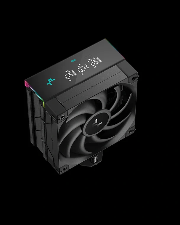 DeepCool AK400 Digital Pro CPU Air Cooler with Multi-Line Status Display, Black | R-AK400-BKAPMN-G thumbnail 2