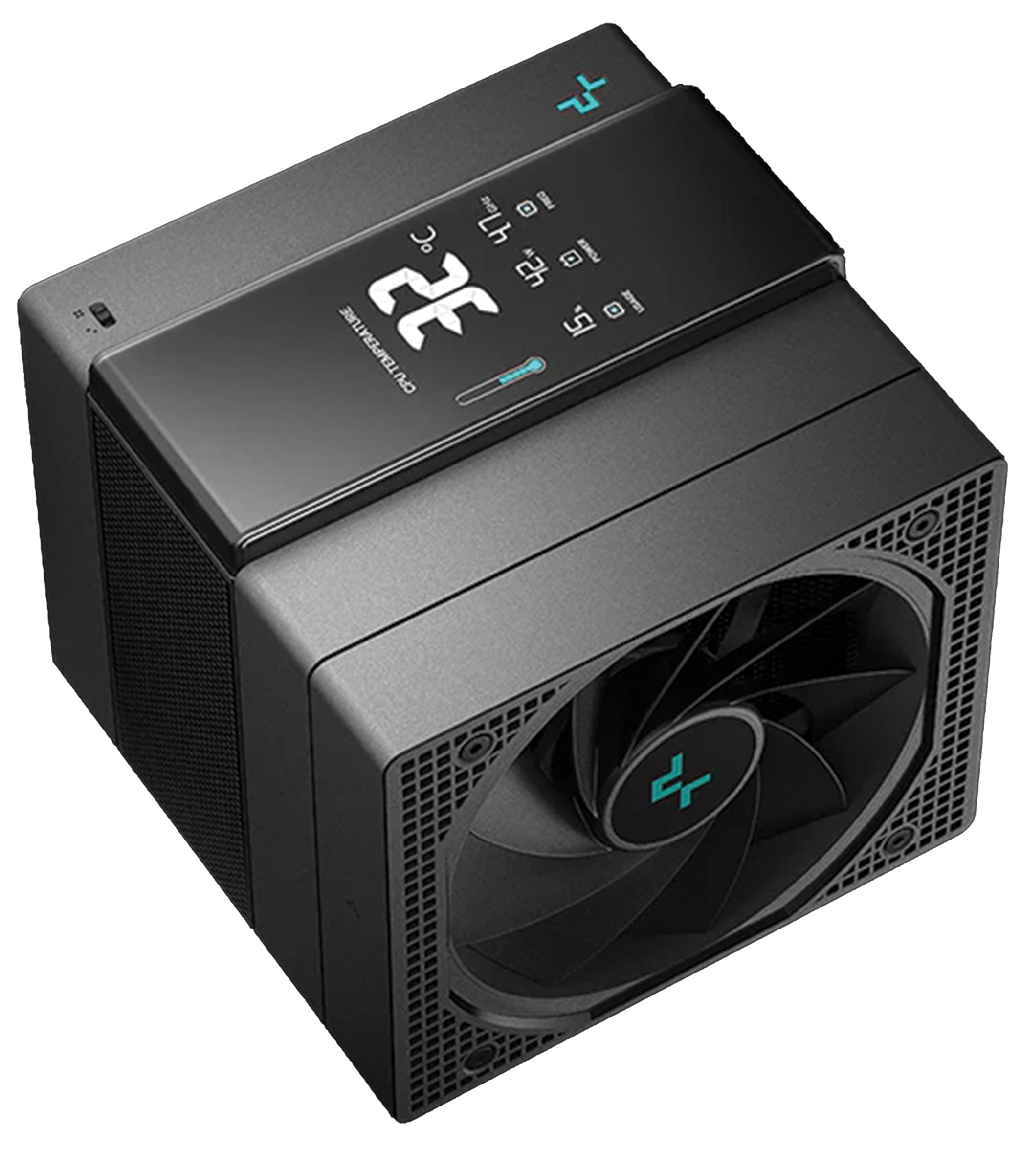 DeepCool ASSASSIN IV VC VISION Vapor Chamber CPU Air Cooler, Digital Status Screen, 7 Heat Pipes, 170W+ TDP Cooling, Black | R-ASN4-BKNVMD-G – Buy Online