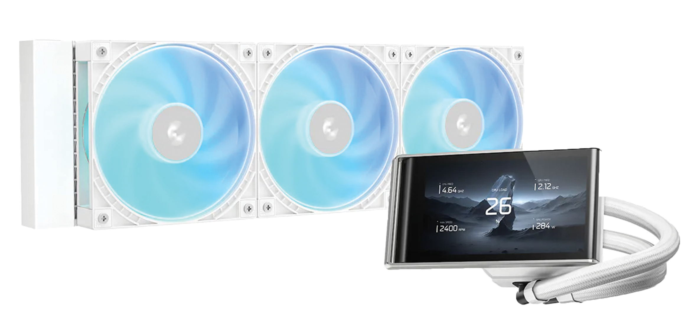 DeepCool LT360 Vision 360mm ARGB AIO LCD CPU Cooler