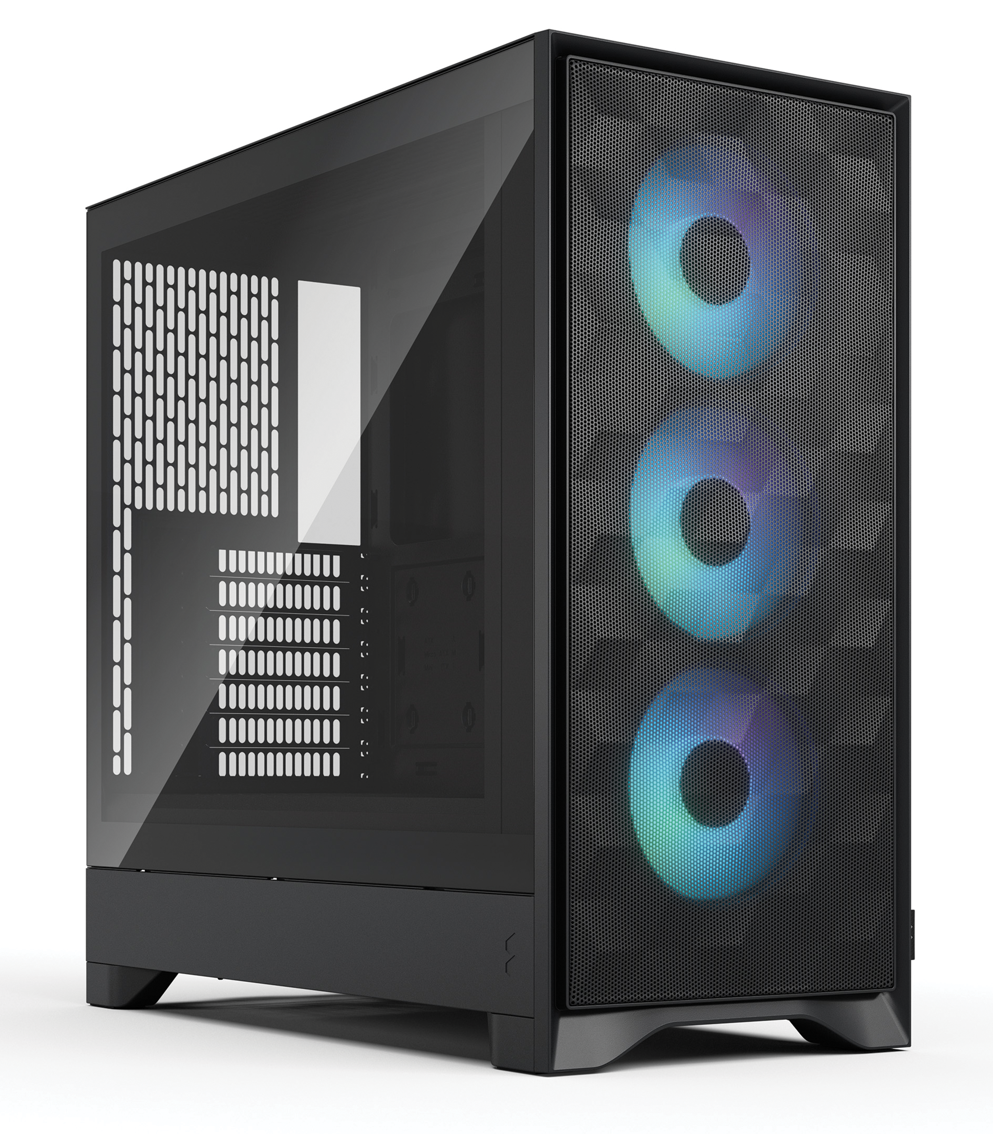 Fractal Design Pop 2 Air Black TG RGB ATX Mid-Tower Case, High-Airflow Mesh, 3x Aspect 12 RGB Fans, Tempered Glass Side Panel, Black | FD-C-POA2A-03 – Buy Online