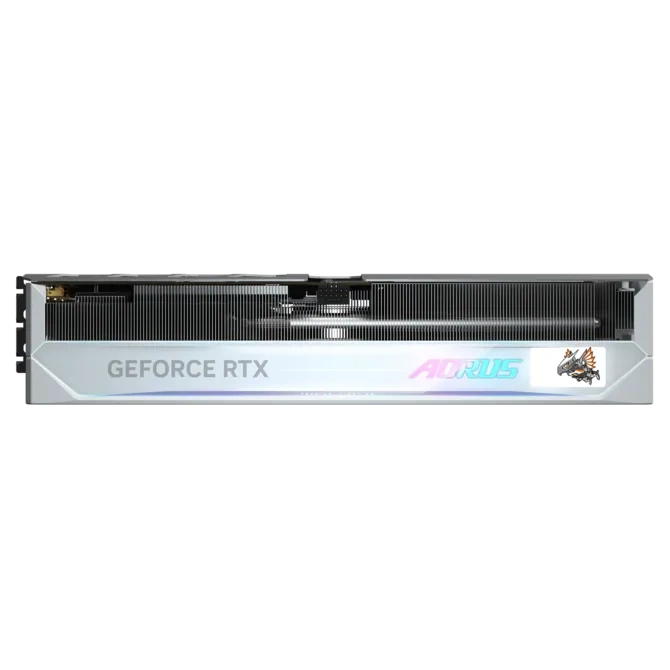 GIGABYTE AORUS RTX 5080 MASTER ICE Gaming Graphic Card, 16GB GDDR7, WINDFORCE 3 Fan Cooling, PCIe 5.0, AI-Ready, RGB Fusion, White | GV-N5080AORUSM ICE-16GD thumbnail 6