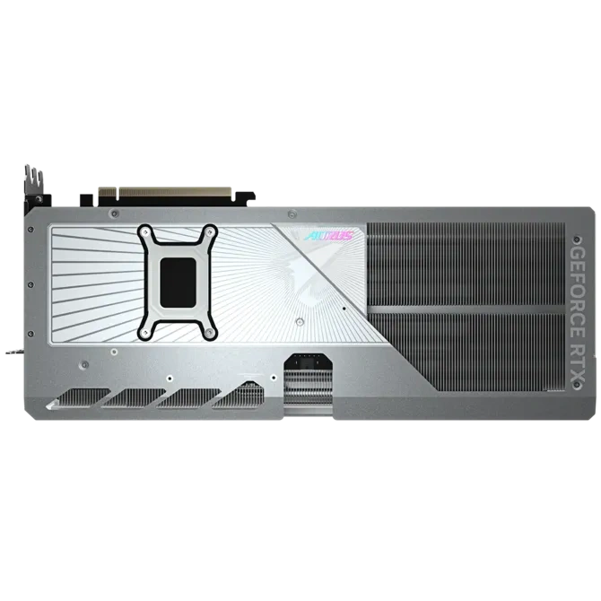 GIGABYTE AORUS RTX 5080 MASTER ICE Gaming Graphic Card, 16GB GDDR7, WINDFORCE 3 Fan Cooling, PCIe 5.0, AI-Ready, RGB Fusion, White | GV-N5080AORUSM ICE-16GD thumbnail 8