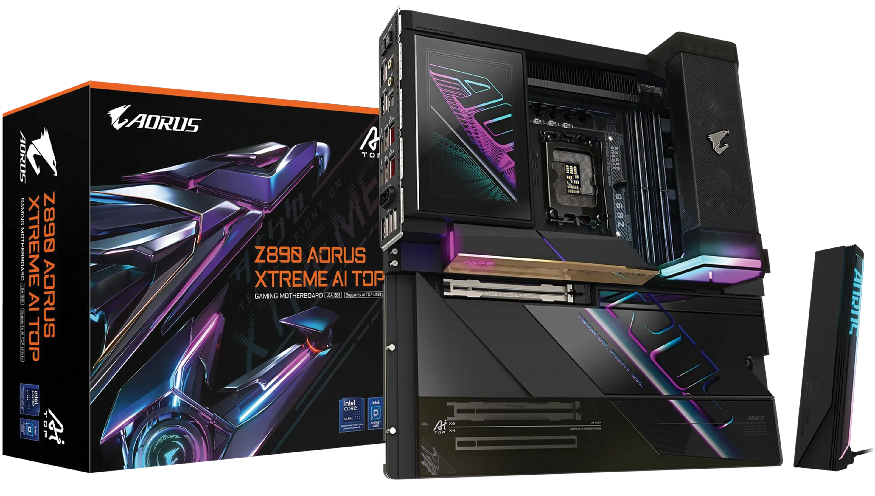 GIGABYTE Z890 AORUS XTREME AI TOP Intel Core Ultra LGA1851 Wi-Fi 7 E-ATX Gaming Motherboard, Dual PCIe 5.0 x16, Dual 10GbE LAN | 9AZ89XTAT-00-G10 – Buy Online