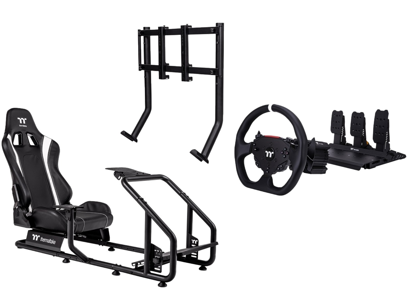 Thermaltake GR300 Racing Simulator Cockpit | Direct Drive Wheel Bundle