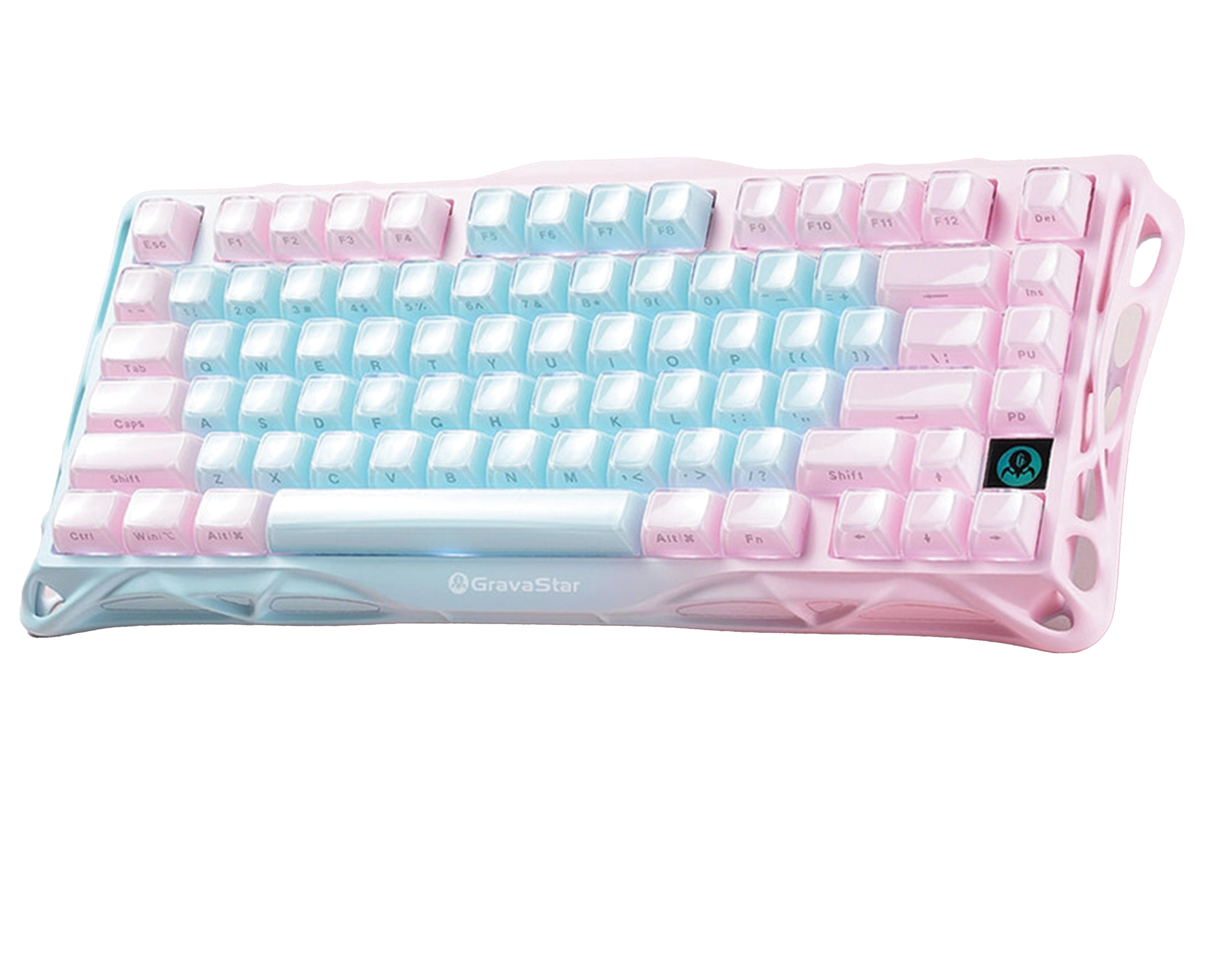 GravaStar K1 Lite 75% Wireless Mechanical Gaming Keyboard – Aurora Mist, Tri-Mode Connectivity, Hot-Swappable, RGB, Aurora Mist | K1 Lite – Buy Online
