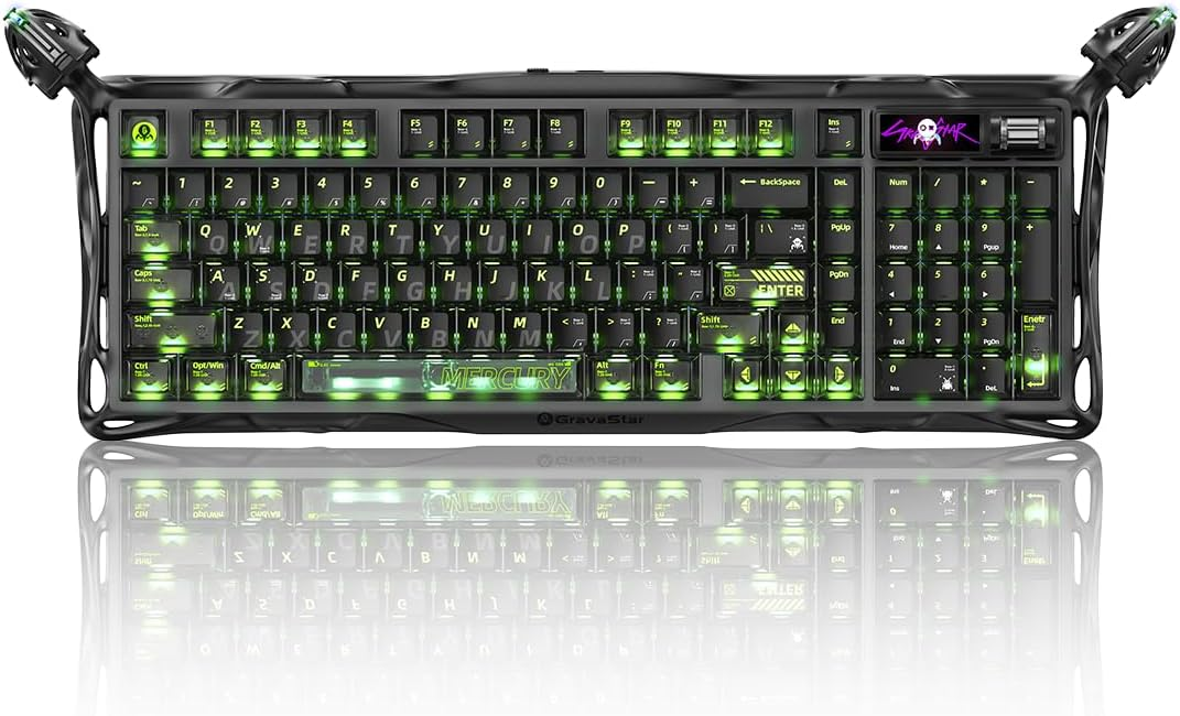 GravaStar Mercury K98 Pro Wireless Mechanical Keyboard Black