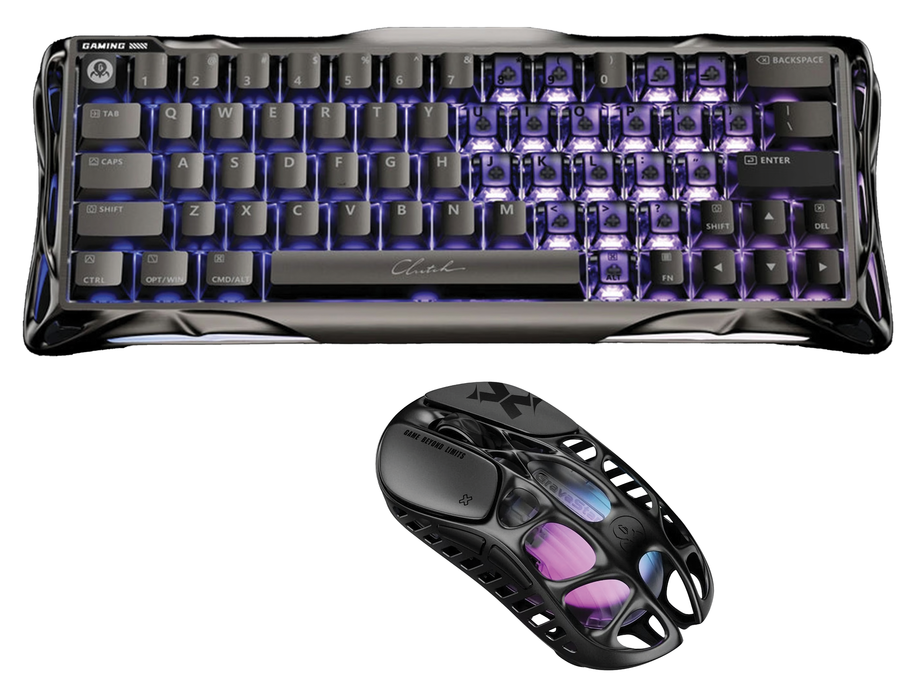 GravaStar Mercury V60 Pro Deluxe & Mercury X Gaming Set, 8kHz Magnetic Aluminum Keyboard & Magnesium Alloy 32K DPI Wireless Mouse, GunMetal – Buy Online