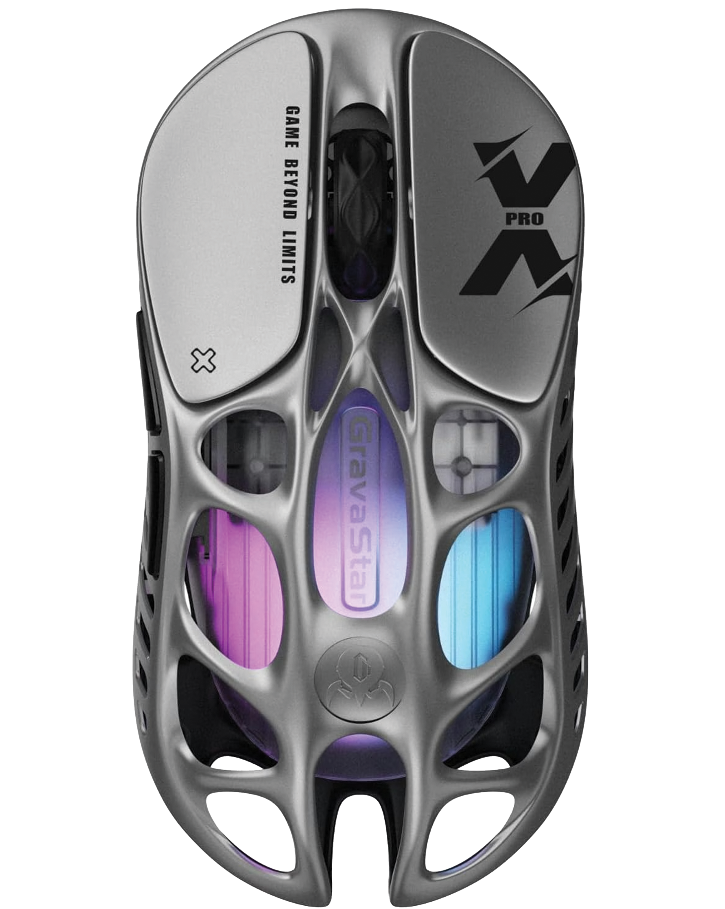 GravaStar Mercury X Pro GM+8K & V60 Pro Silver Gaming Set, Magnesium Alloy 8K Wireless Mouse & 60% Hall Effect Magnetic Switch Keyboard, Silver thumbnail 3