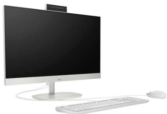 HP ProOne 240 G10 All-in-One PC, Intel Core i5-1334U, 8GB RAM, 512GB SSD, 23.8" FHD Display, DOS, White | 9M9H3AT#BH5 thumbnail 2