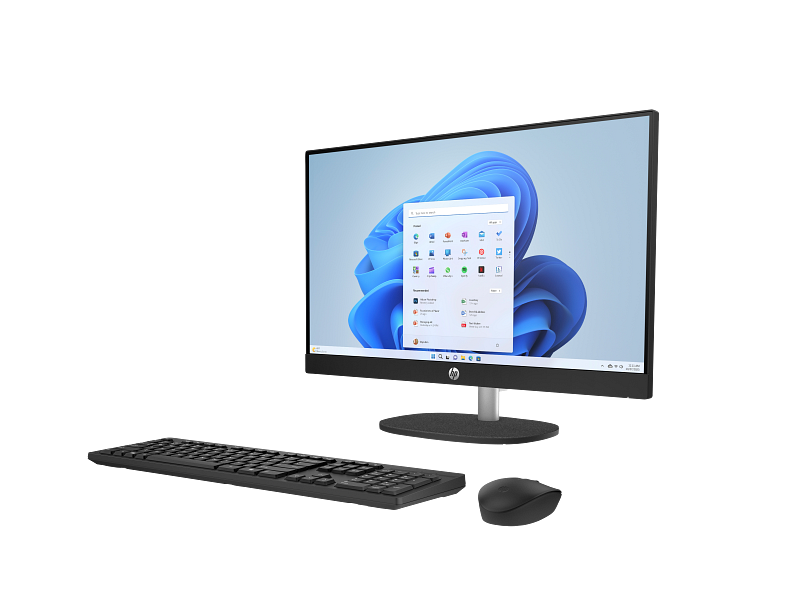 HP All-in-One 24-cr0343nh, Intel Core i5-1334U, 13th GEN, 23.8" FHD Touch Screen,, 8GB RAM, 512GB SSD, Wired Keyboard & Mouse, DOS, Jet Black | BY1X6EA#BH5 thumbnail 3