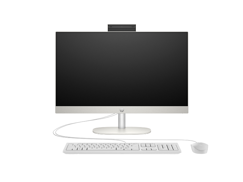 HP ProOne 240 G10 All-in-One PC | Intel Core i7-1355U, 16GB RAM, 512GB SSD, 23.8" FHD IPS, 5MP Camera, Wi-Fi 6, DOS (No Pre-installed OS), White | 9M9H5AT#BH5 – Buy Online