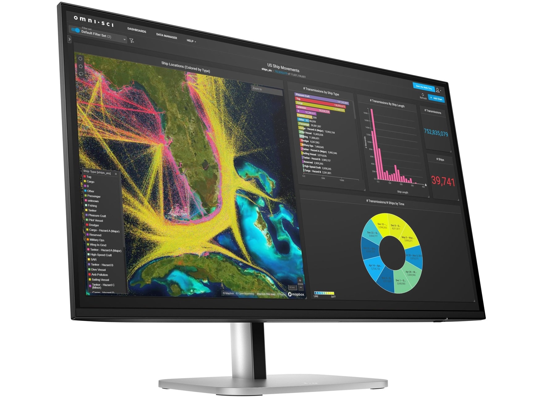 HP Series 5 Pro S527pu 27-inch QHD USB-C Monitor, 2560x1440, 100Hz, 65W Power Delivery, RJ-45 Ethernet, 4-Way Adjustable | 9E0G5AS#ABV thumbnail 2