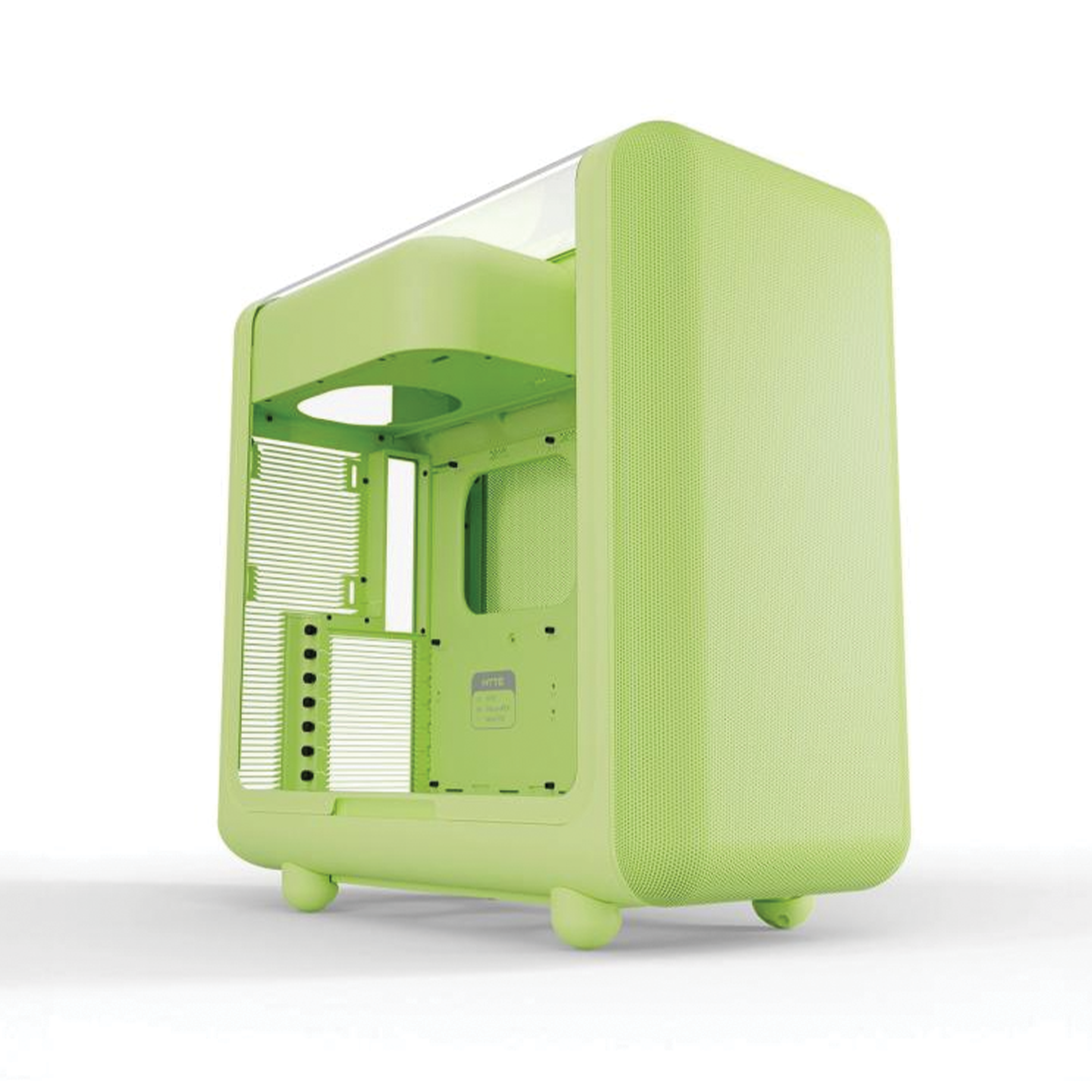 Hyte X50 Modern Performance ATX Mid-Tower Case - Matcha Milk , 63L, Acoustic Laminated Glass, 360mm Radiator Support | CS-HYTEX50G- MM – Buy Online