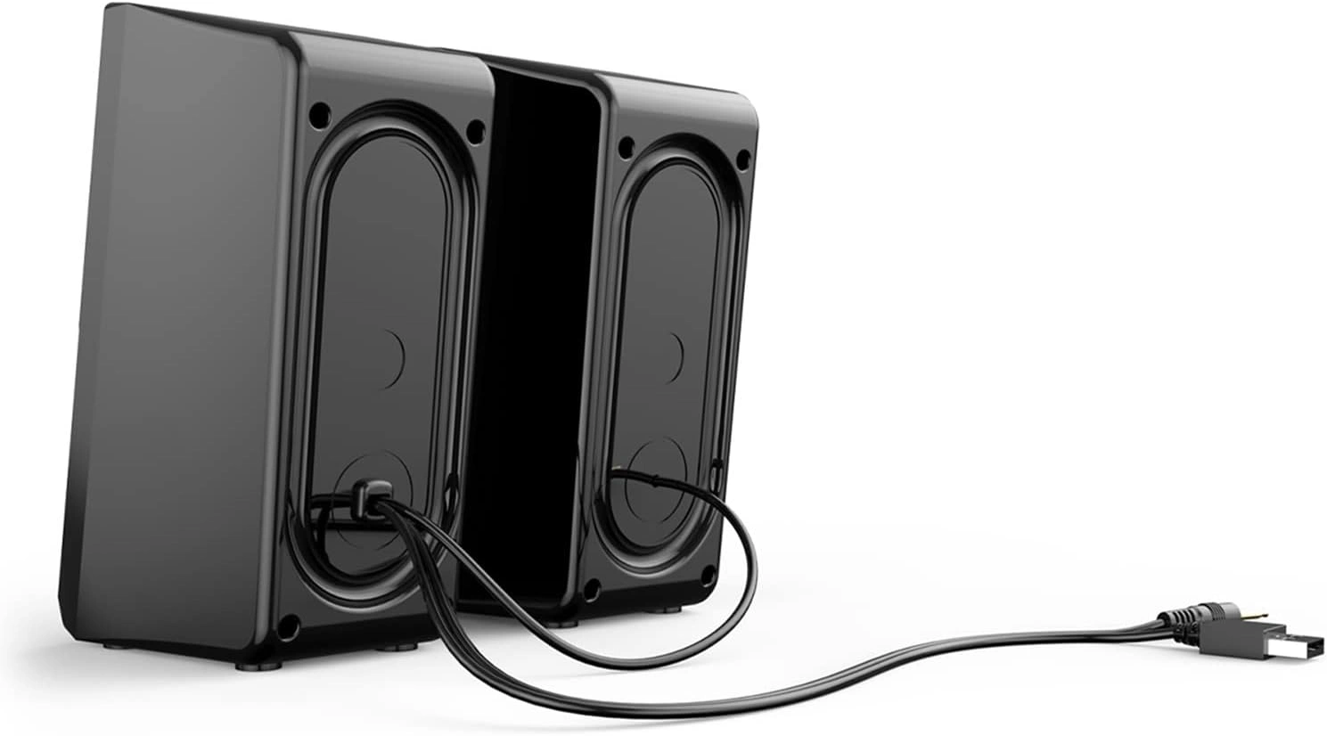 Havit SK202 RGB 2.0 Stereo Electronic Sports Gaming Wired Speakers, Black | HVSPK-SK202-BK thumbnail 5