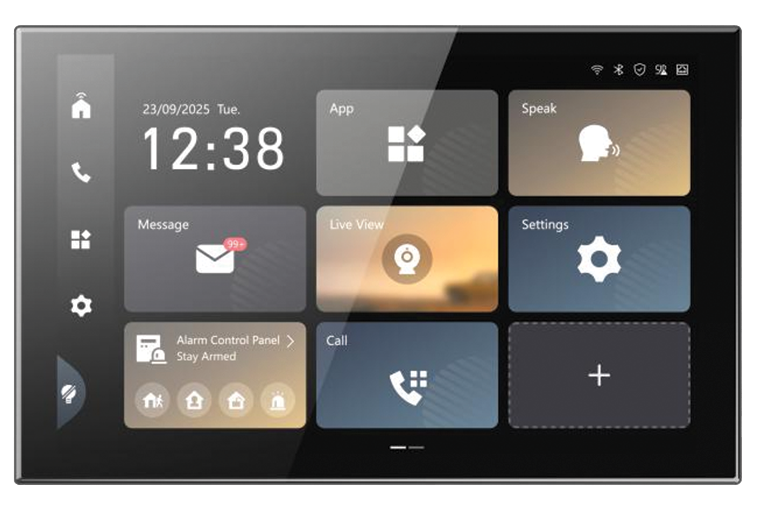 Hikvision DS-KH9570-WTE1-S Black 10-inch WiFi 6 Android Indoor Station | DS-KH9570-WTE1/S – Buy Online