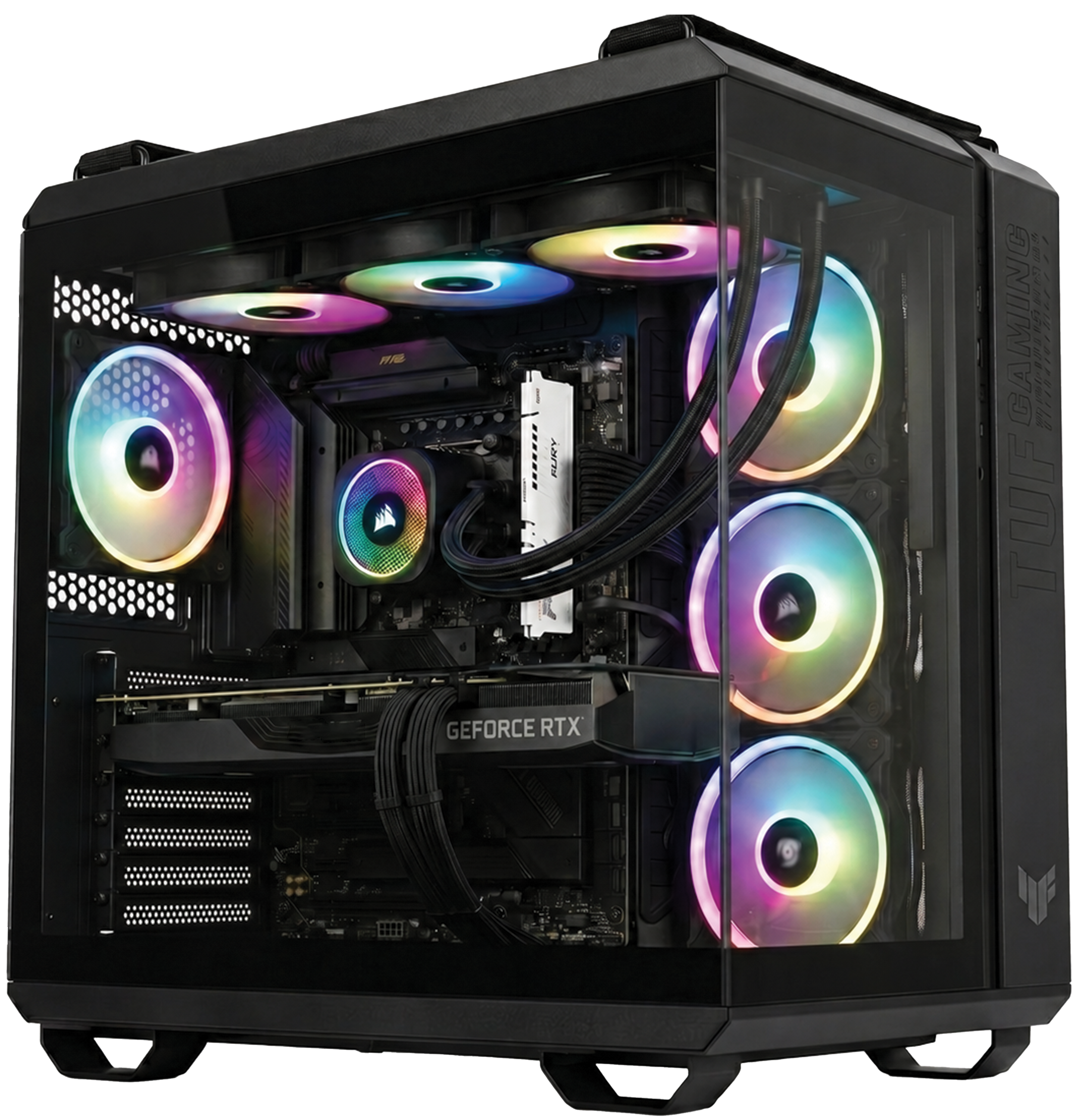 Intel Core Ultra 7 270K RTX 5070 Ti Gaming PC, 16GB DDR5, 360MM RGB Cooling, MSI Z890 Tomahawk WiFi, ASUS GT502 Horizon ARGB – Buy Online
