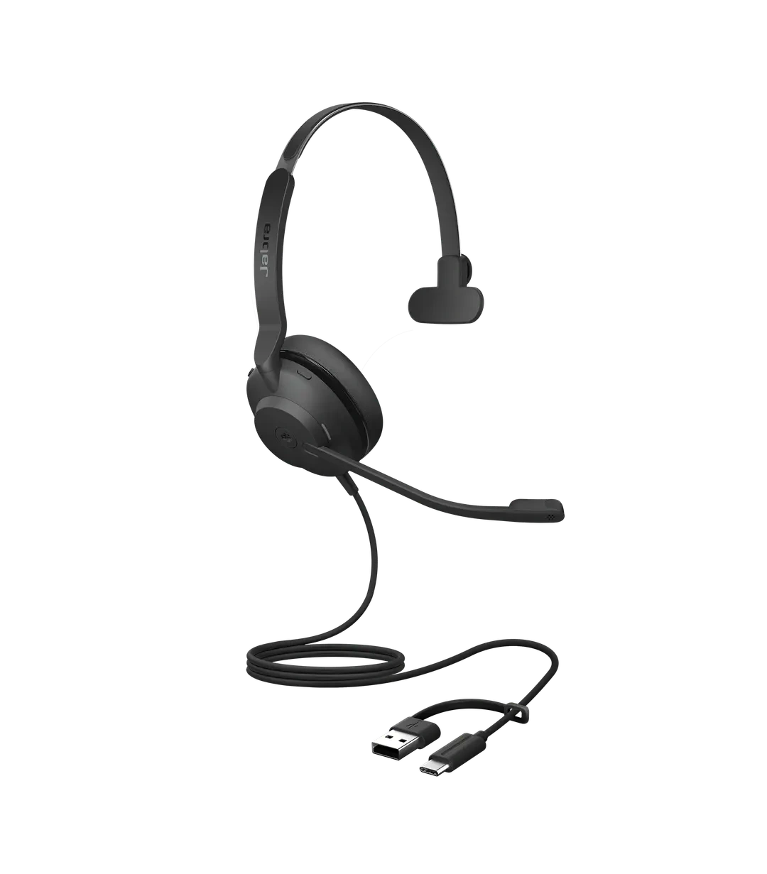 Jabra Evolve2 30 SE MS Mono USB-A/C Headset, Microsoft Teams Certified, Noise-Cancelling Microphone, Stainless Steel Headband | 23189-899-779 thumbnail 2