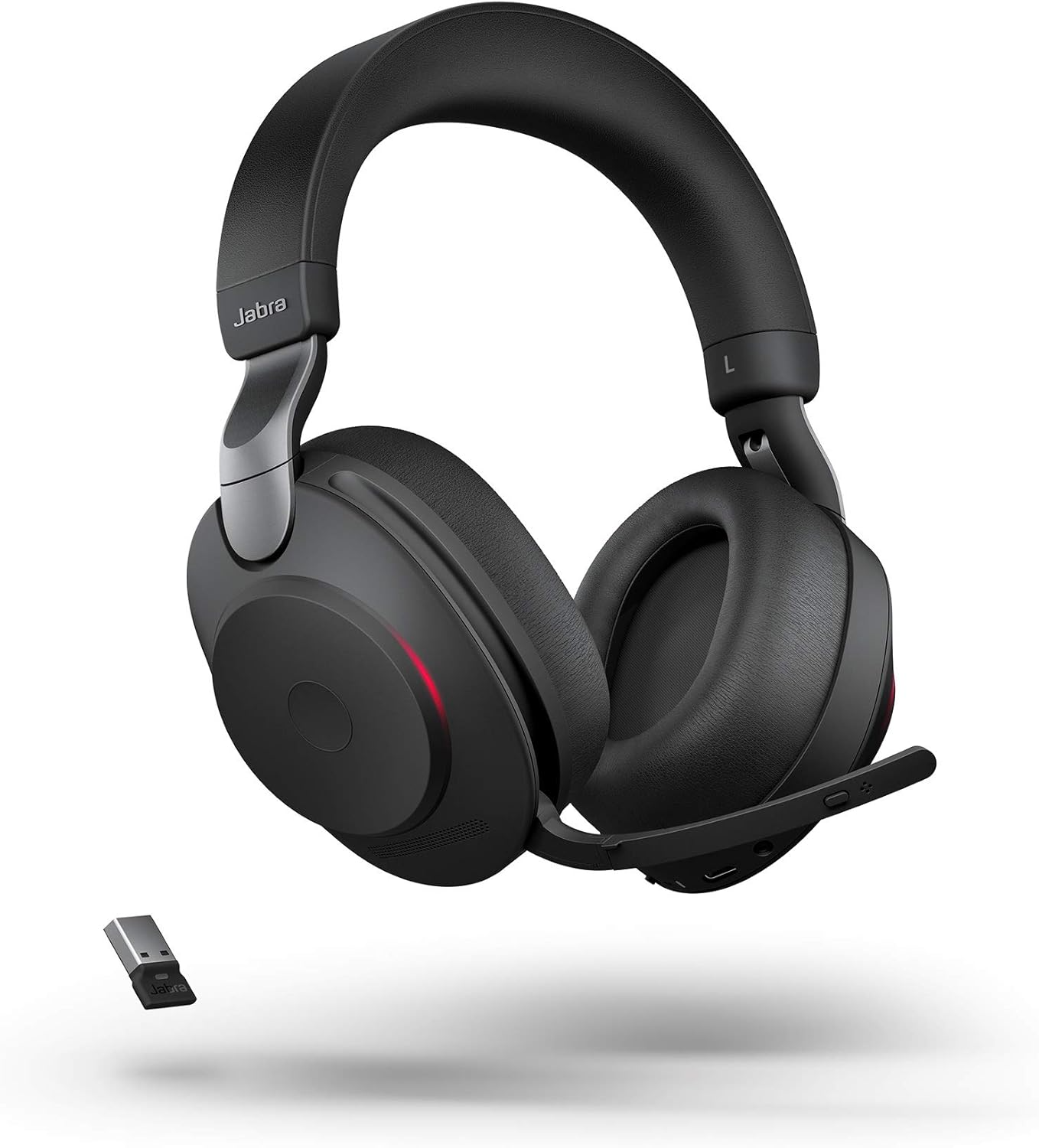Jabra Evolve2 85 Wireless Headset, Link 380a USB-A MS Stereo with Charging Stand, Black | 28599-999-989 – Buy Online