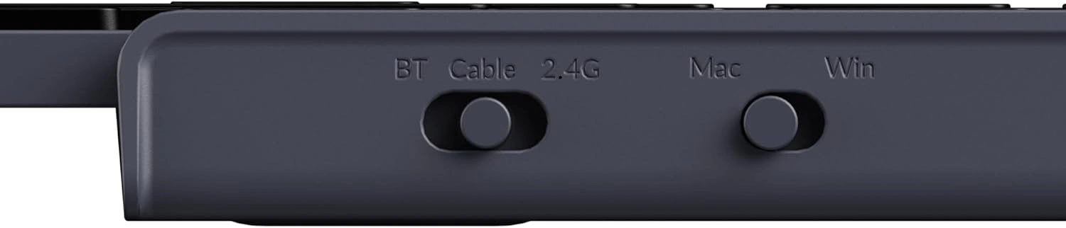 Keychron B1 Pro Ultra-Slim Wireless Keyboard, Arabic/English Layout, Bluetooth 5.2/2.4GHz / USB-C, 1200-Hour Battery, B1P-K1-AR Space Gray | B1P-K1-AR thumbnail 5