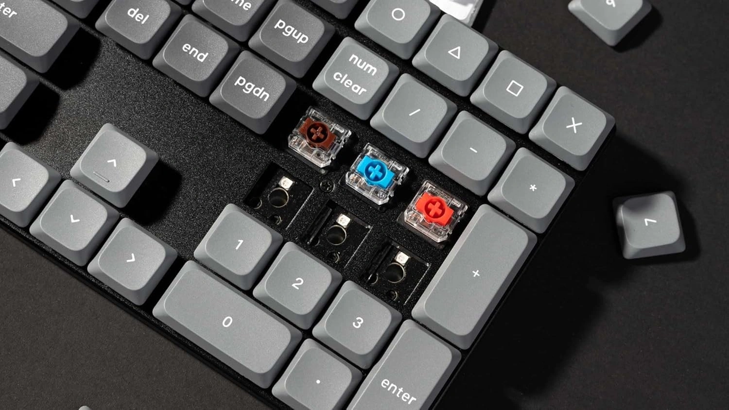 Keychron K5 Max Full Size Wireless Mechanical Keyboard, Arabic/English Layout, Ultra-Slim Gateron Switches, Black | K5M-H1-AR thumbnail 3