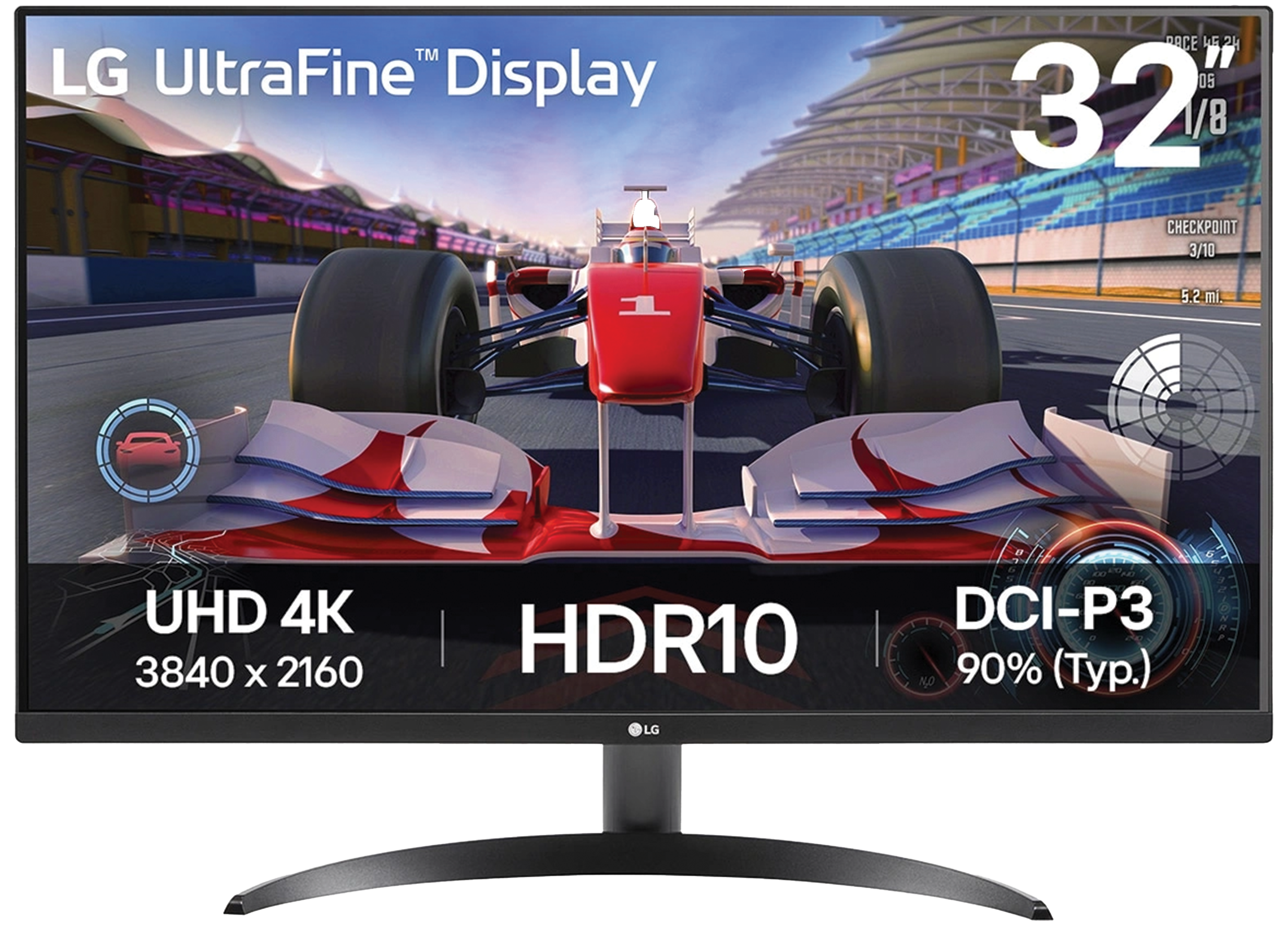 LG 32UR500K-B UltraFine Display 31.5" 4K (3840x2160) UHD HDR10 Monitor, Built-in Stereo Speakers with Waves MaxxAudio, Dynamic Action Sync, Black Stabilizer | 32UR500K-B – Buy Online