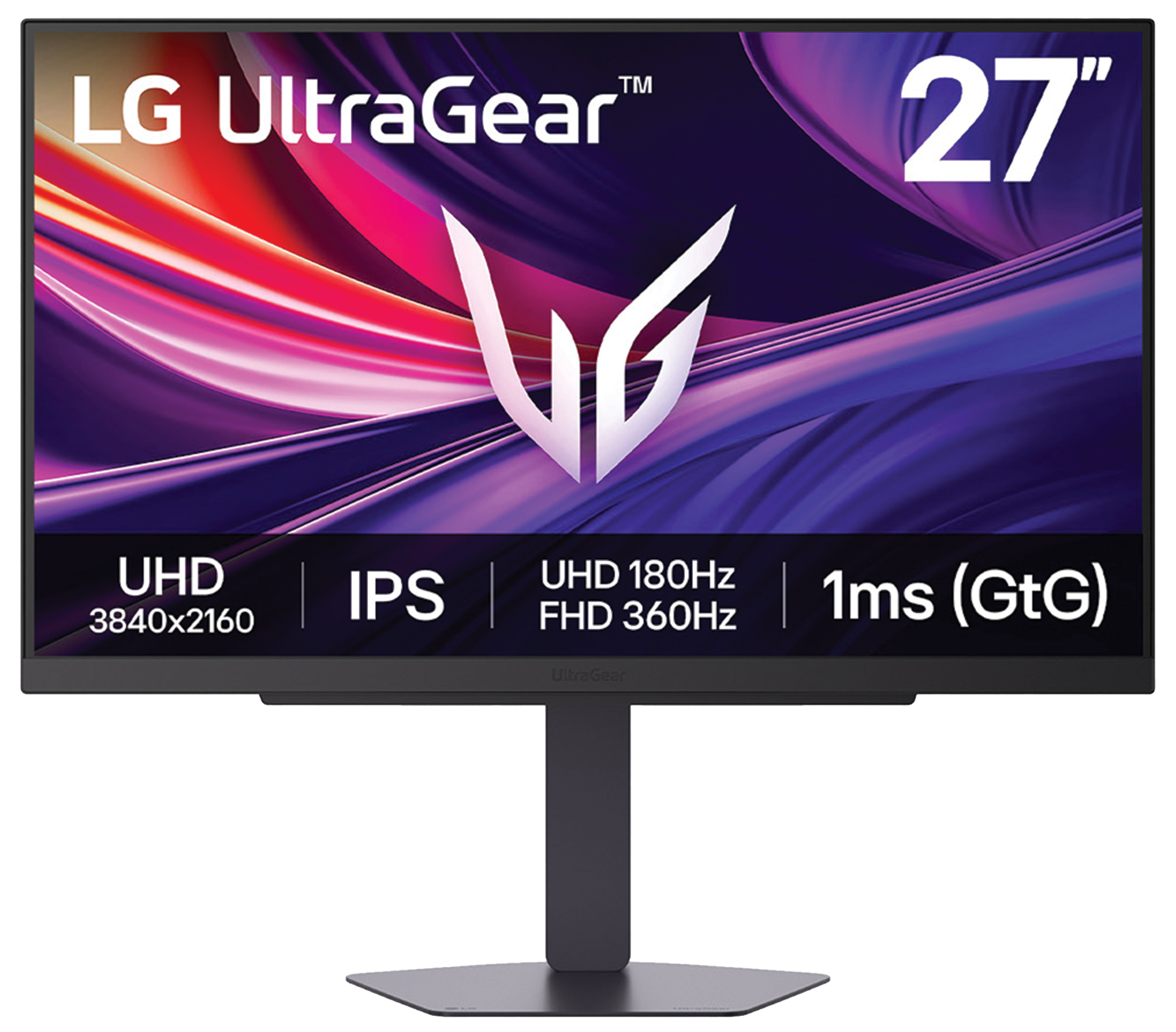 LG UltraGear G8 4K 27" 27G810A-B UHD IPS Dual Mode Gaming Monitor, 180Hz (4K) / 360Hz (FHD), 1ms GtG, HDMI 2.1 | 27G810A-BB – Buy Online