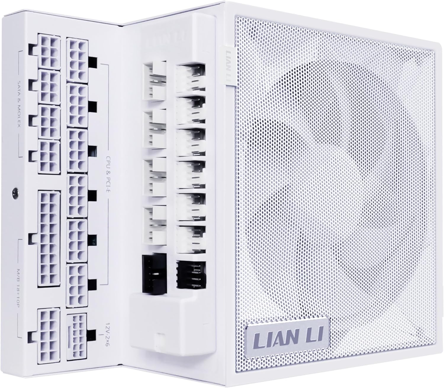 Lian Li EDGE 1000W 80 PLUS Platinum Fully Modular Power Supply, ATX 3.1 & PCIe 5.1 Ready, The Power For Dual-Chamber Cases, White Edition | EG1000 White UK – Buy Online