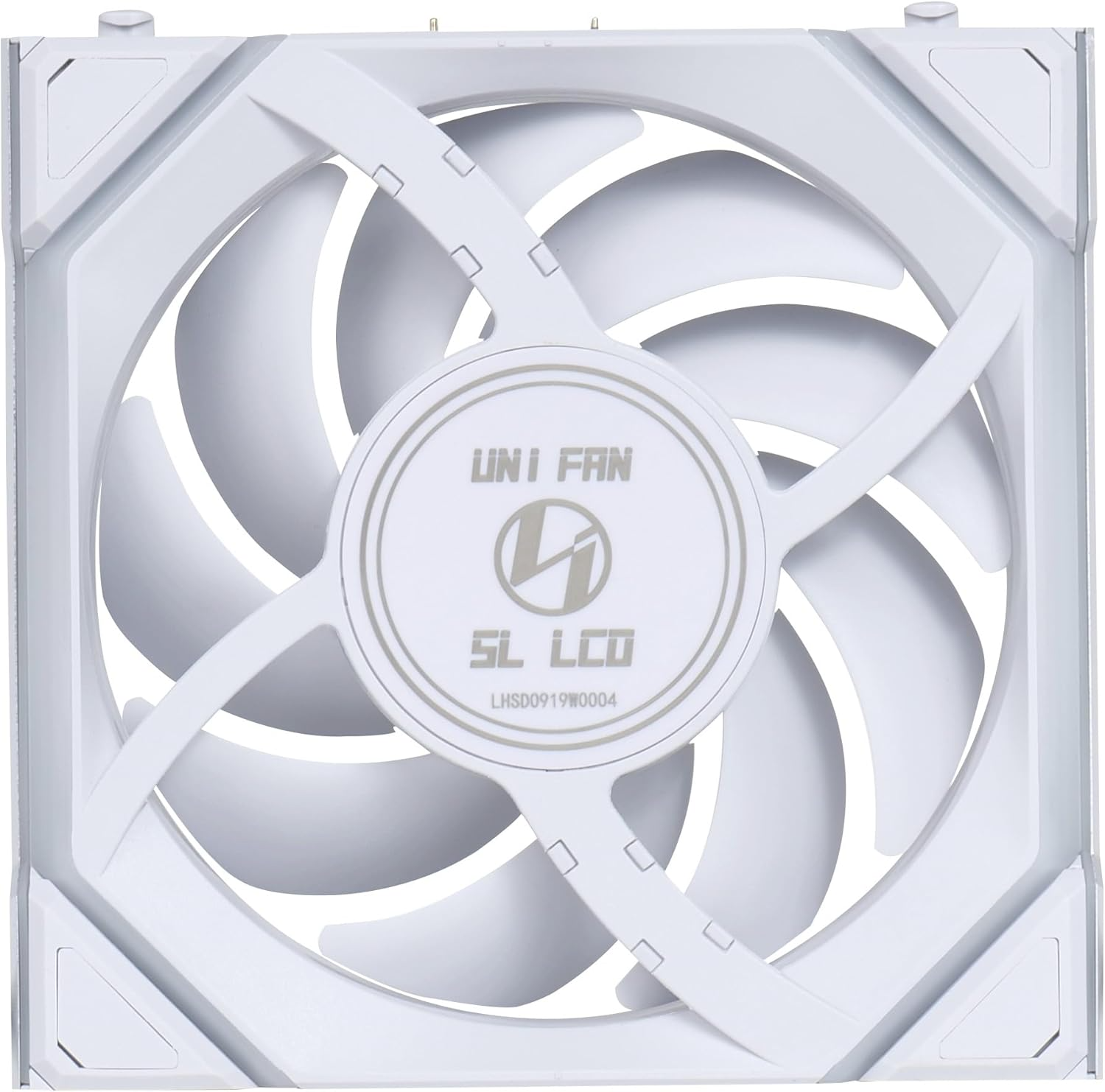 LIAN LI Lian Li UNI FAN SL Wireless LCD 120 Reverse Blade Single (White) Case Fan, 1.6" LCD Display | 12RSLLCD1W1W - thumbnail 3