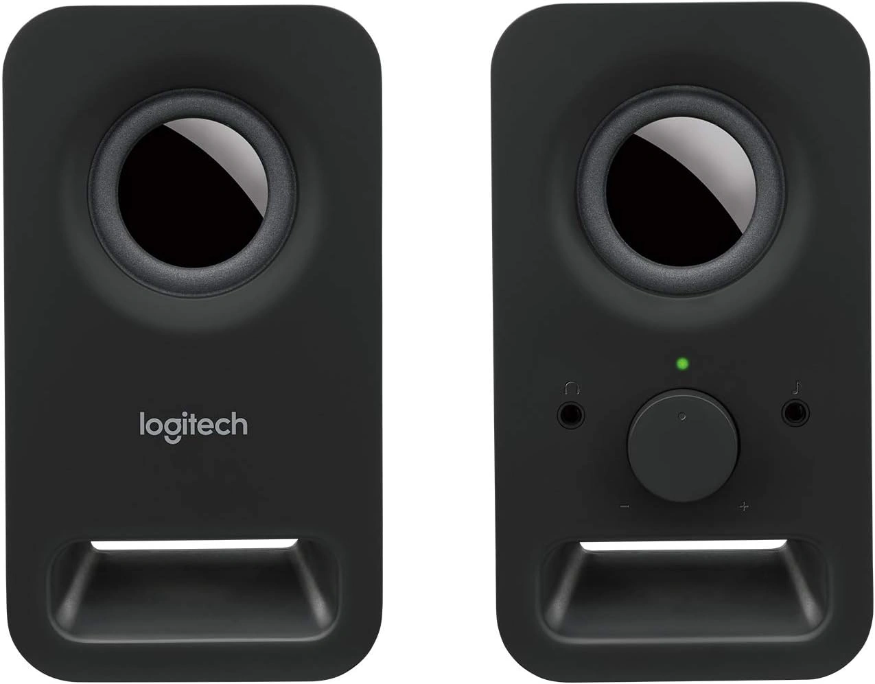 Logitech Z150 Multimedia Speakers, 2.0 Stereo Sound, 6W Peak Power, Integrated Headphone Jack, Compact Design, Black | 980-000816 thumbnail 2