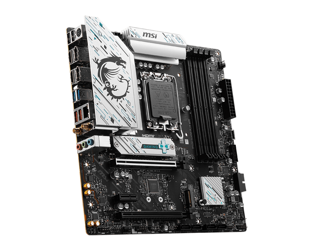 MSI B760M GAMING PLUS WIFI Motherboard, Intel LGA 1700, DDR5 Support, Wi-Fi 6E, & PCIe 4.0 Performance | 911-7D99-060 thumbnail 4