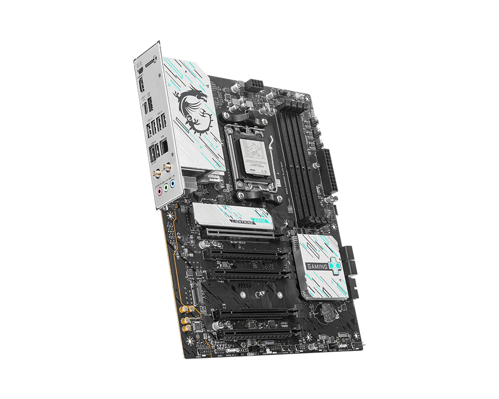 MSI B840 GAMING PLUS WIFI Motherboard, AMD Ryzen AM5 Socket, DDR5, PCIe 4.0, WiFi 6E, ATX | 911-7E57-002 thumbnail 4