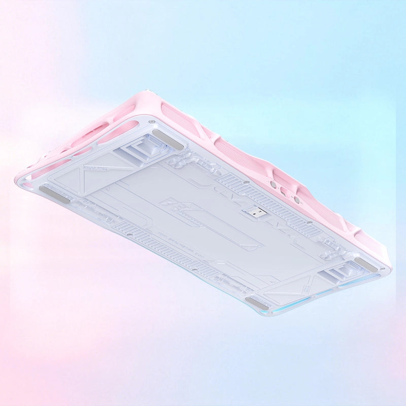 GravaStar K1 Lite 75% Wireless Mechanical Gaming Keyboard, Lumen Rose, Tri-Mode Connectivity, Hot-Swappable, RGB, Lumen Rose | K1 Lite thumbnail 7