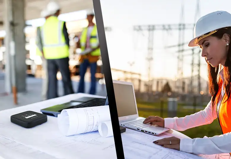 NETGEAR Nighthawk M3 5G Mobile Hotspot Router, Unlocked AX3600 WiFi 6, Up to 2.5Gbps 5G Speeds, 2.4” Touch Screen, 5185mAh Battery | MH3150-100EUS thumbnail 3