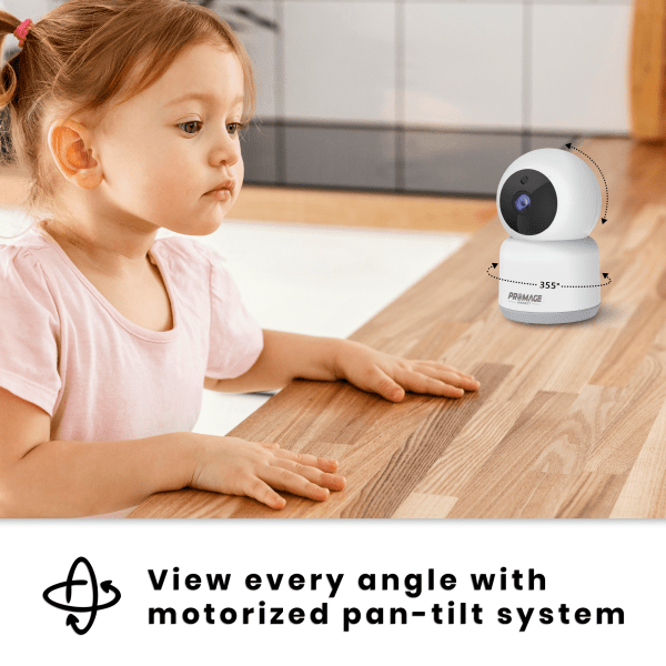 Promage Connect PC-I232-WL 3MP WiFi Indoor PTZ Camera, 355° Pan/Tilt, Motion Tracking, Tuya Smart, Two-Way Audio | AWP012498 thumbnail 3