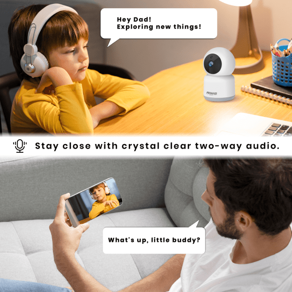 Promage Connect PC-I232-WL 3MP WiFi Indoor PTZ Camera, 355° Pan/Tilt, Motion Tracking, Tuya Smart, Two-Way Audio | AWP012498 thumbnail 4