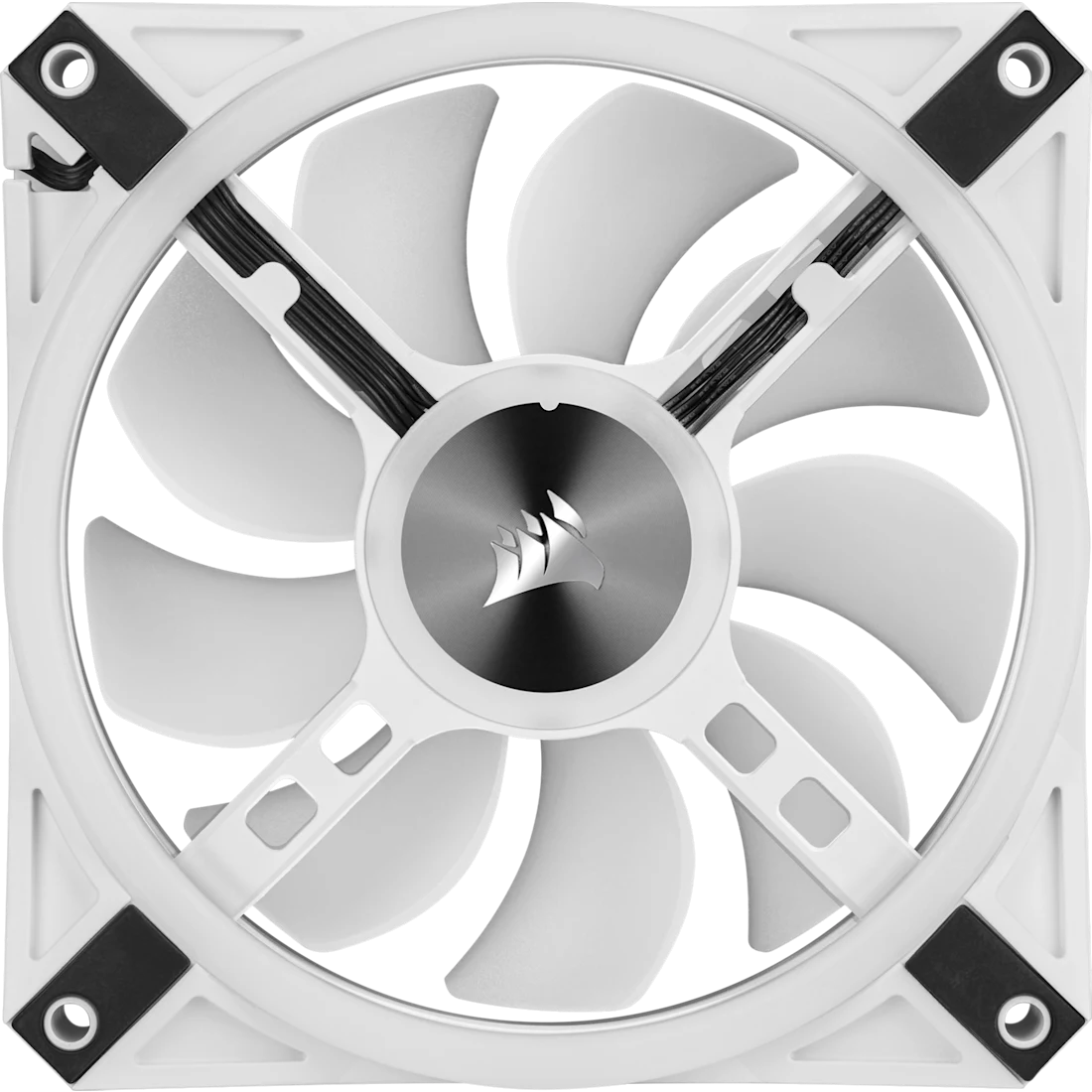 Corsair iCUE QL120 RGB 120mm PWM Single Fan, 102 Individual RGB LEDs, 1500 RPM, White | CO-9050103-WW thumbnail 6