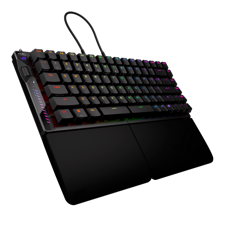 Asus ASUS ROG Falcata 75% Split Wireless Gaming Keyboard, Hot-Swap Magnetic Switches (HFX V2), Rapid Trigger, 8K Wireless, Tri-Mode | 90MP043H-BKCA00 - thumbnail 5