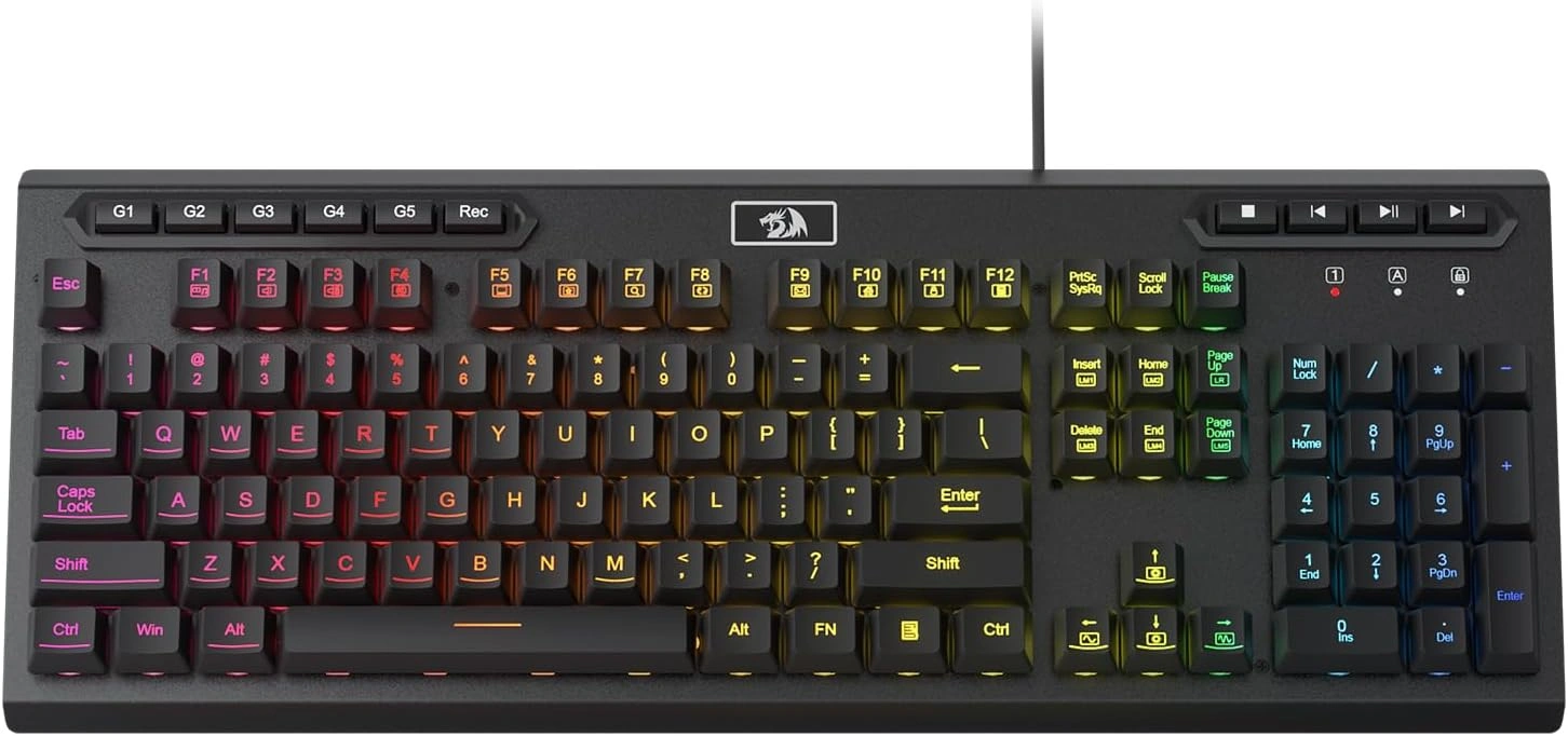 Redragon K513-RGB ADITYA Wired Gaming Keyboard with Dedicated Macro Keys | K513-RGB thumbnail 2