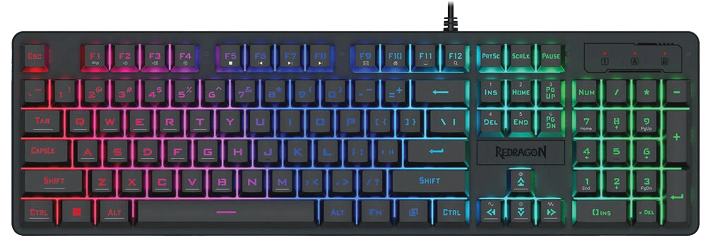 Redragon K521-RGB Netherbane Wired Mechanical Gaming Keyboard, RGB Backlighting | K521-RGB – Buy Online