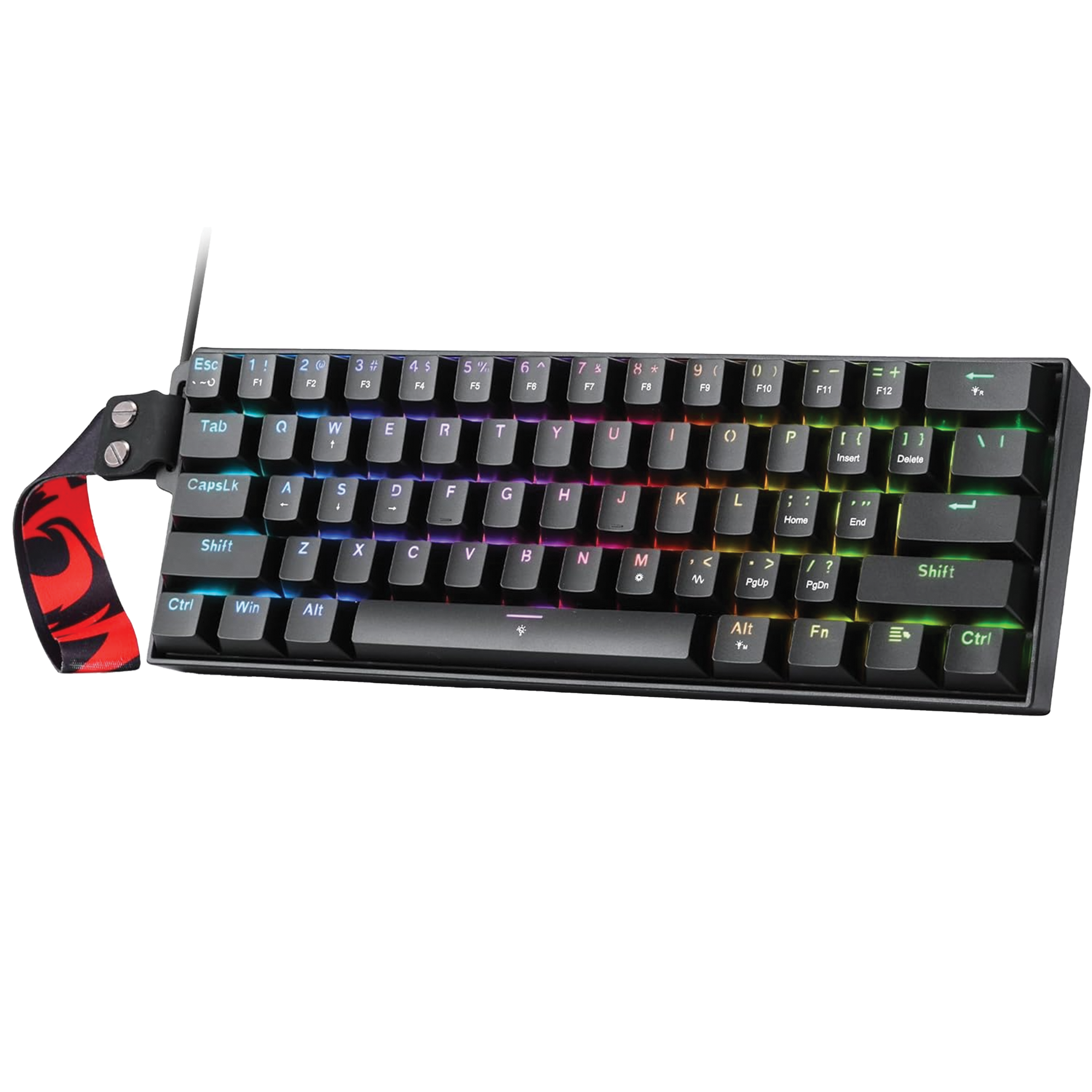Redragon Fizz Magnetic + Wired 60% RT Magnetic Switch Wired Keyboard, 8K report rate with portable strap | K617RGB-MP – Buy Online
