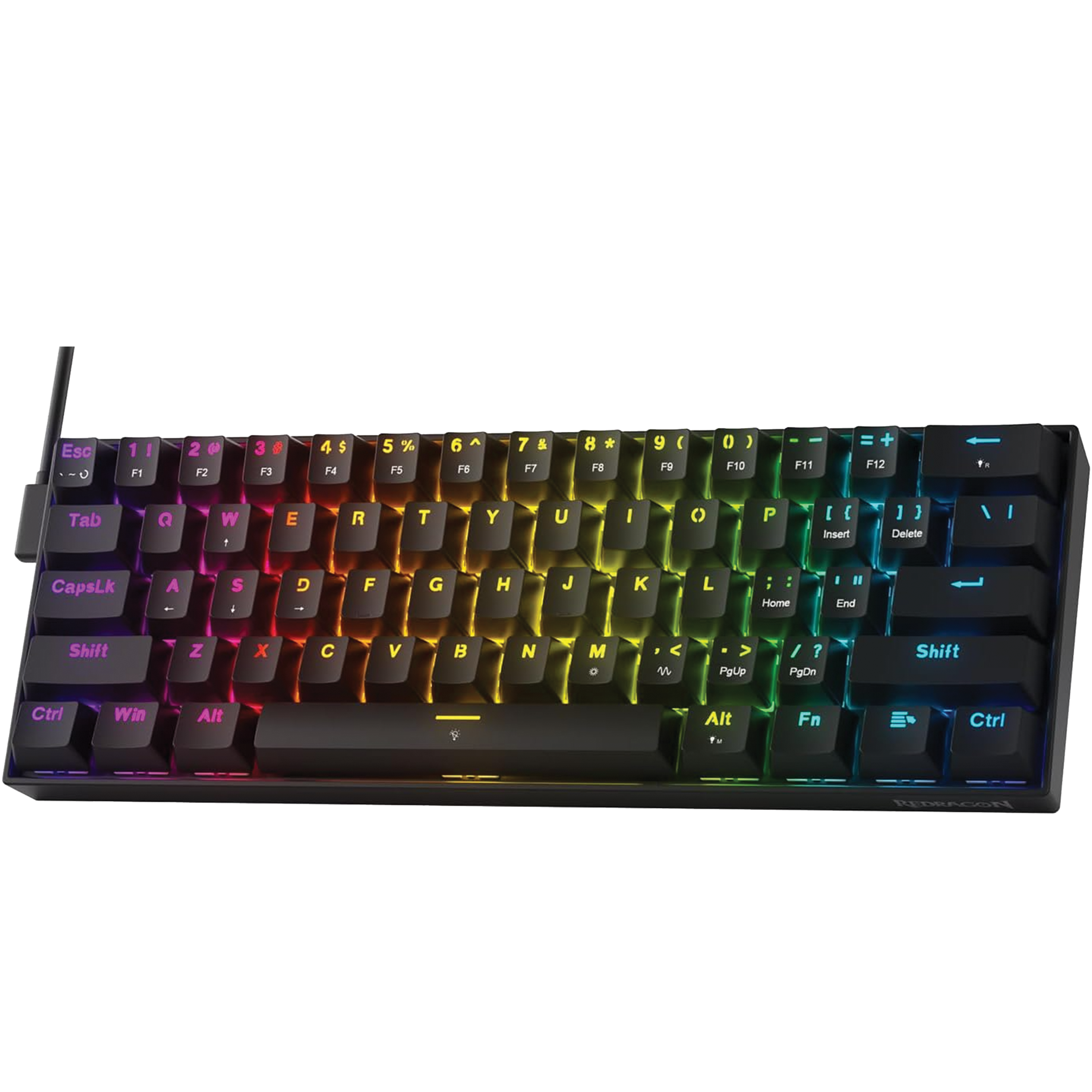 Redragon Fizz 60% 8K Rapid Triggered Magnetic Switch Keyboard with RGB Backlight | K617RGB-M – Buy Online