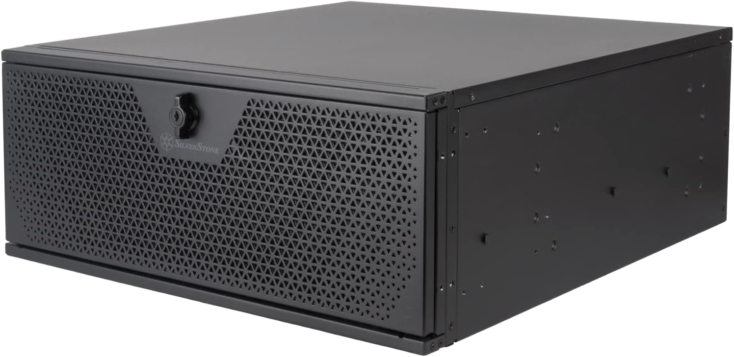 SilverStone RM44 4U Rackmount Server Case: SSI-EEB Support, 360mm Radiator Compatibility, 8 PCI Slots, Black | SST-RM44 – Buy Online